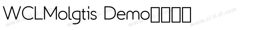 WCLMolgtis Demo字体转换